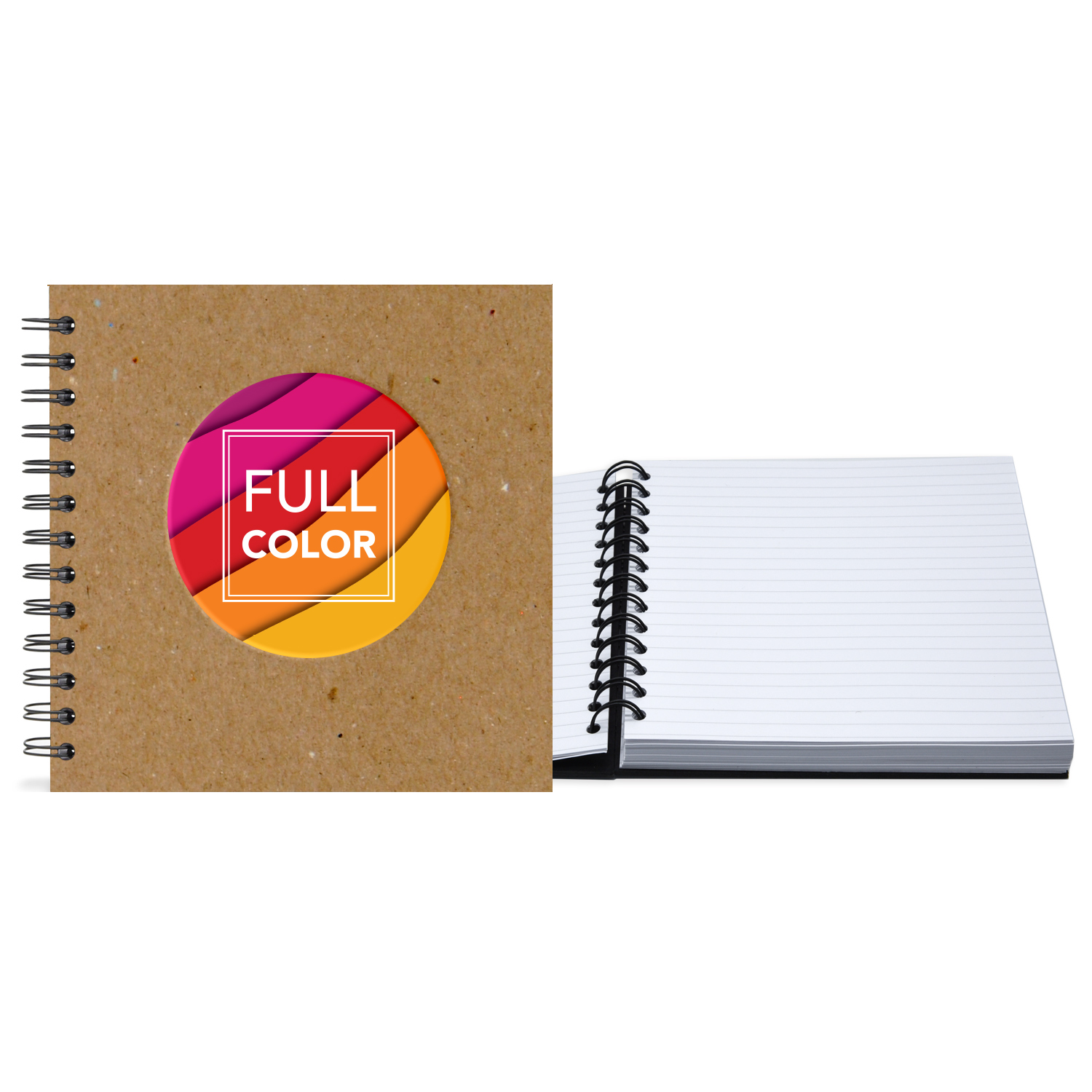 7" x 7" Window Spiral Journal 1