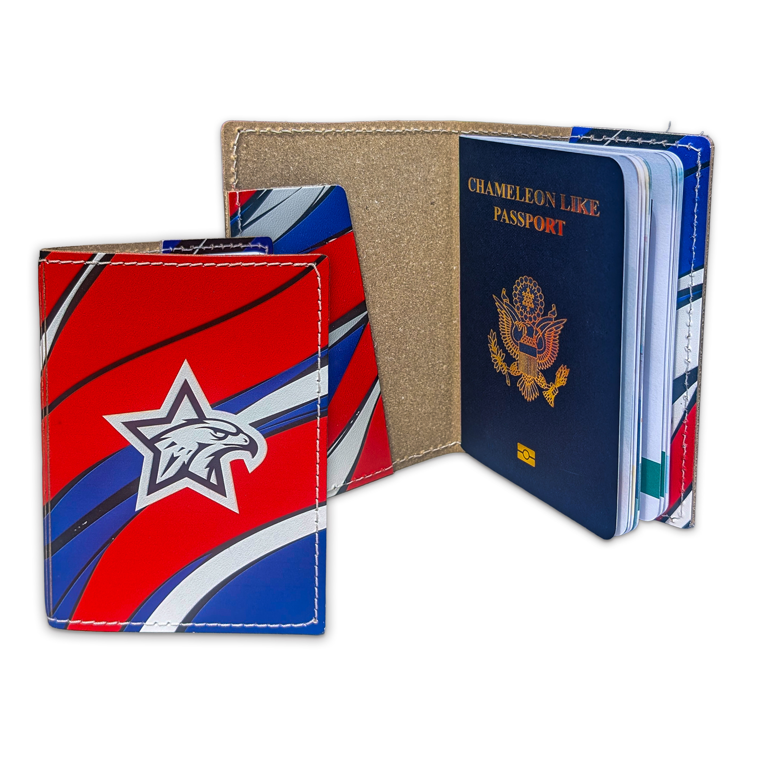 Classic Leather Full Color Passport Jacket 1