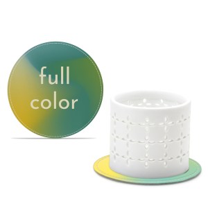Full Color Classic Round Leather Coasters 2 Full Color Classic Round Leather Coasters 2