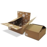 Full Color B-Flute Shipmaster Box Large Size 18" x 18" x 8" 1 Full Color B-Flute Shipmaster Box Large Size 18" x 18" x 8" 1