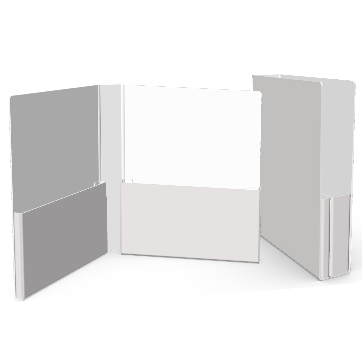 2-Pocket Portfolio Folder (9.75"x11.5"x1.875") 1