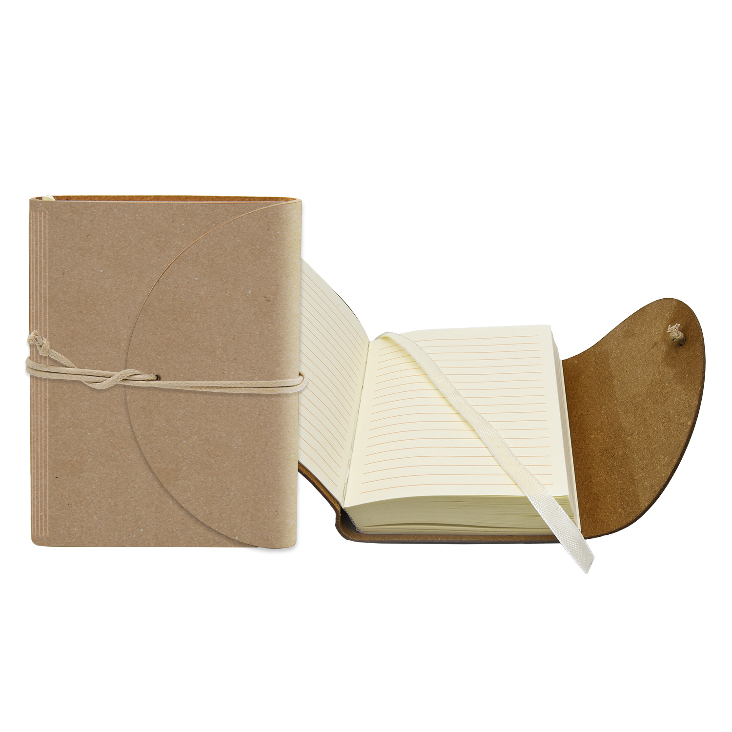 3" x 4" Leather Perfect Flap Book Bound Journal 1