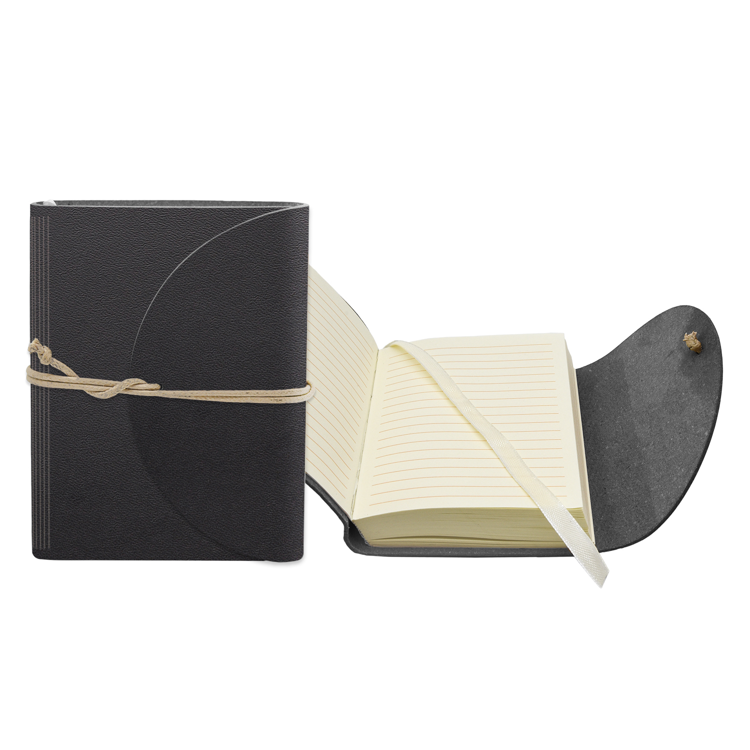 3" x 4" Leather Perfect Flap Book Bound Journal 1