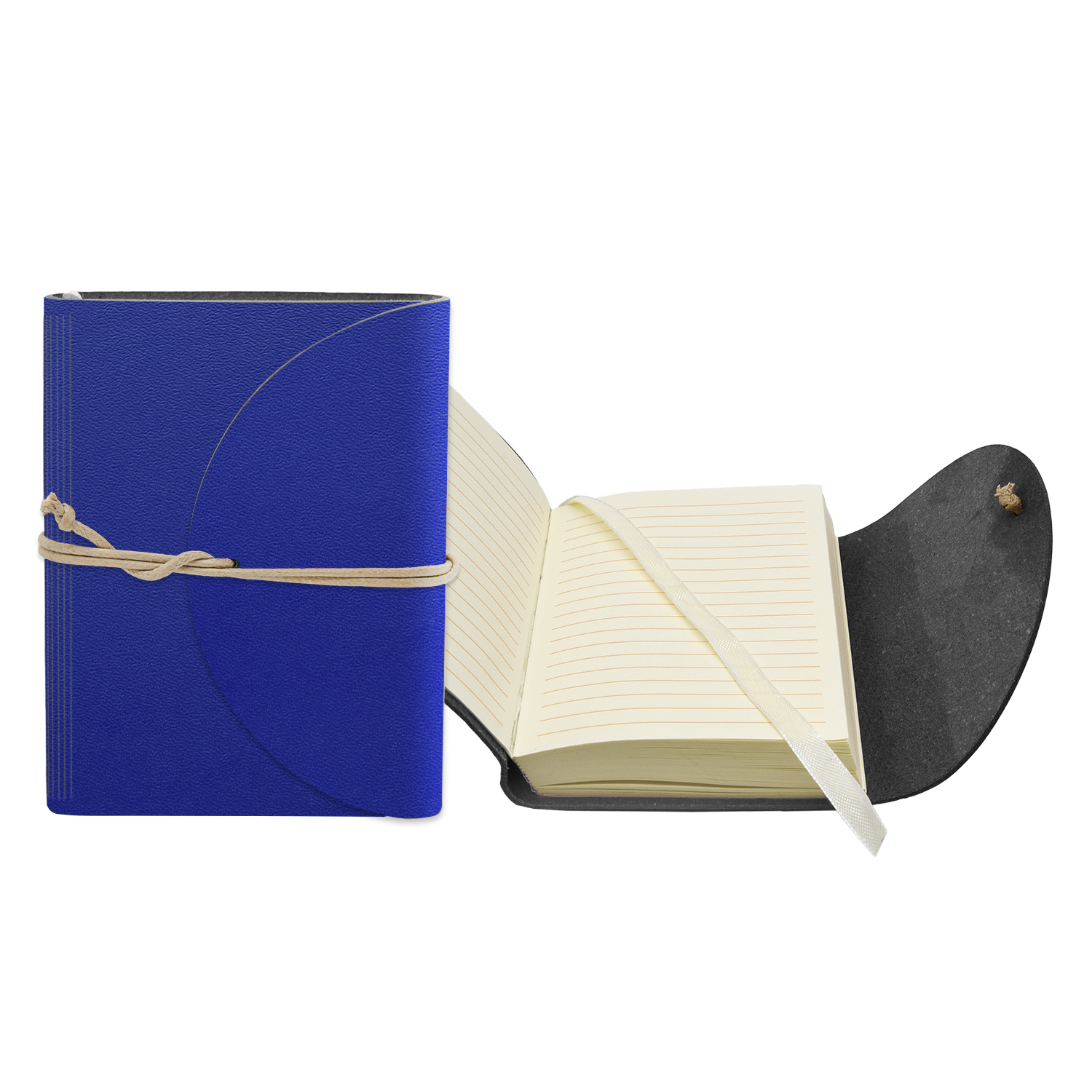 3" x 4" Leather Perfect Flap Book Bound Journal 1