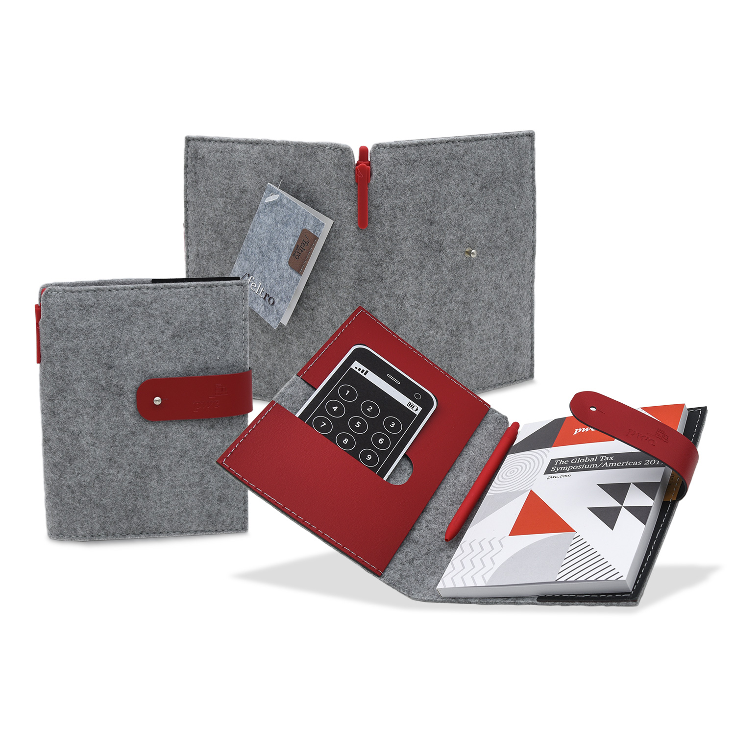 5" x 7" Feltro Collection Refillable Journal Set 1
