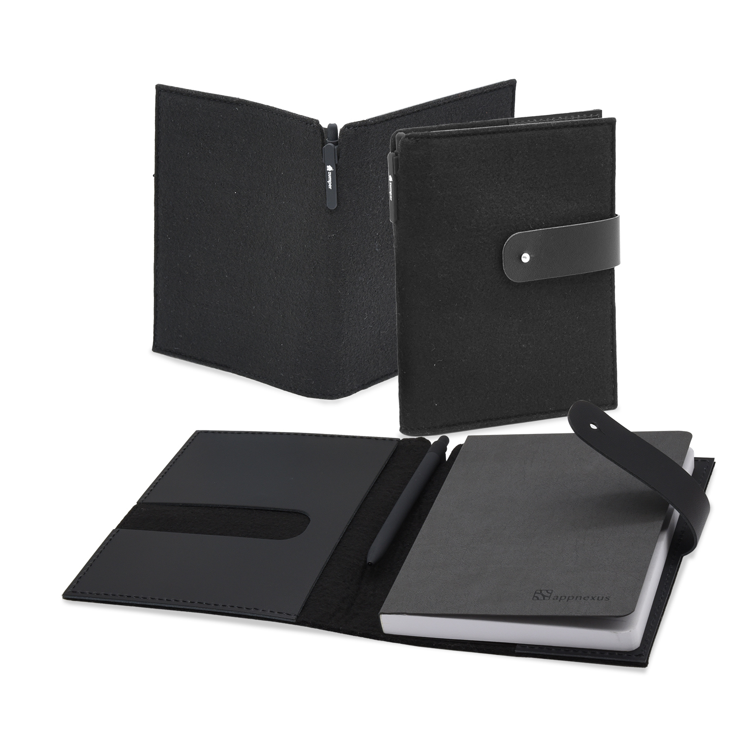 5" x 7" Feltro Collection Refillable Journal Set 1