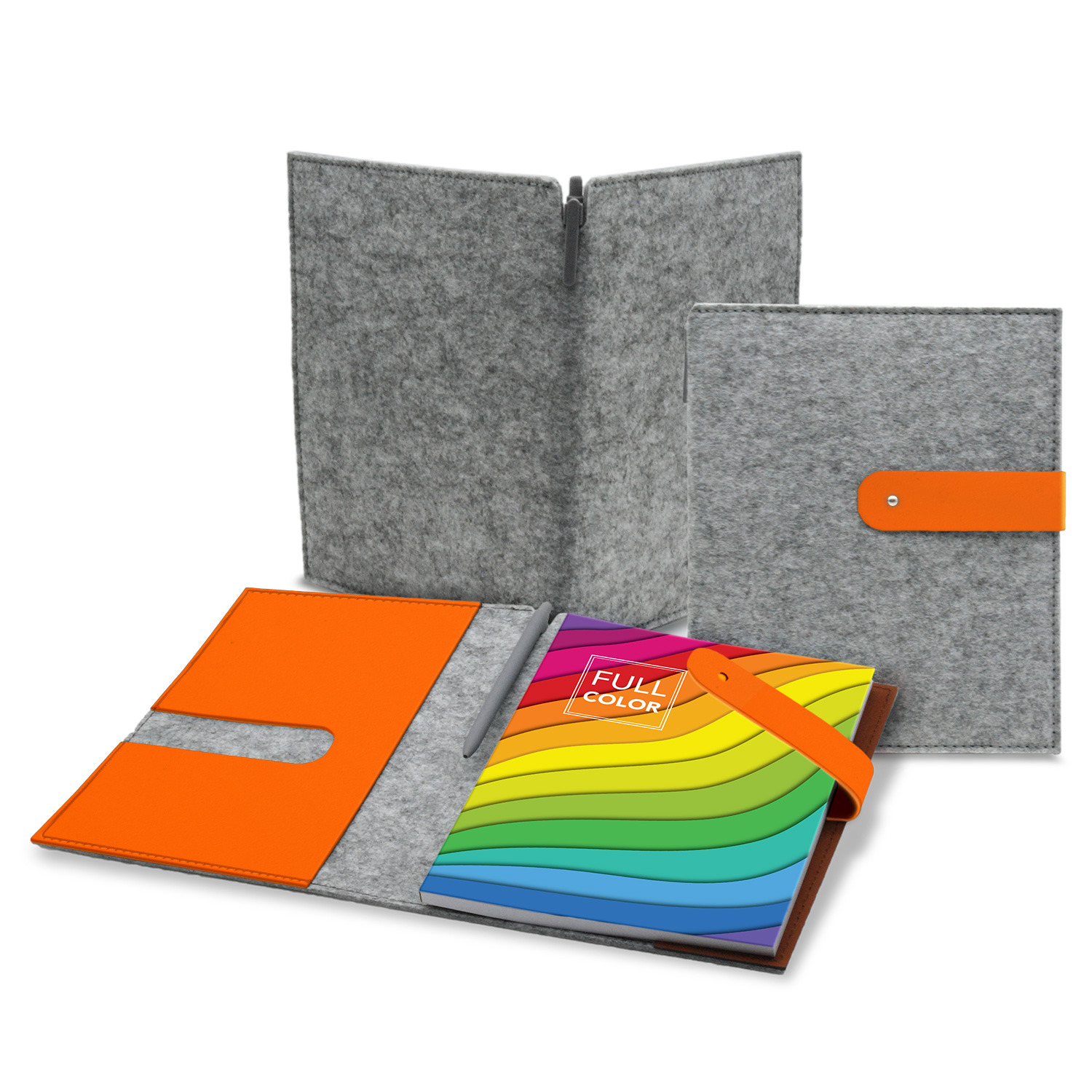 7" x 9" Feltro Collection Refillable Journal Set 1