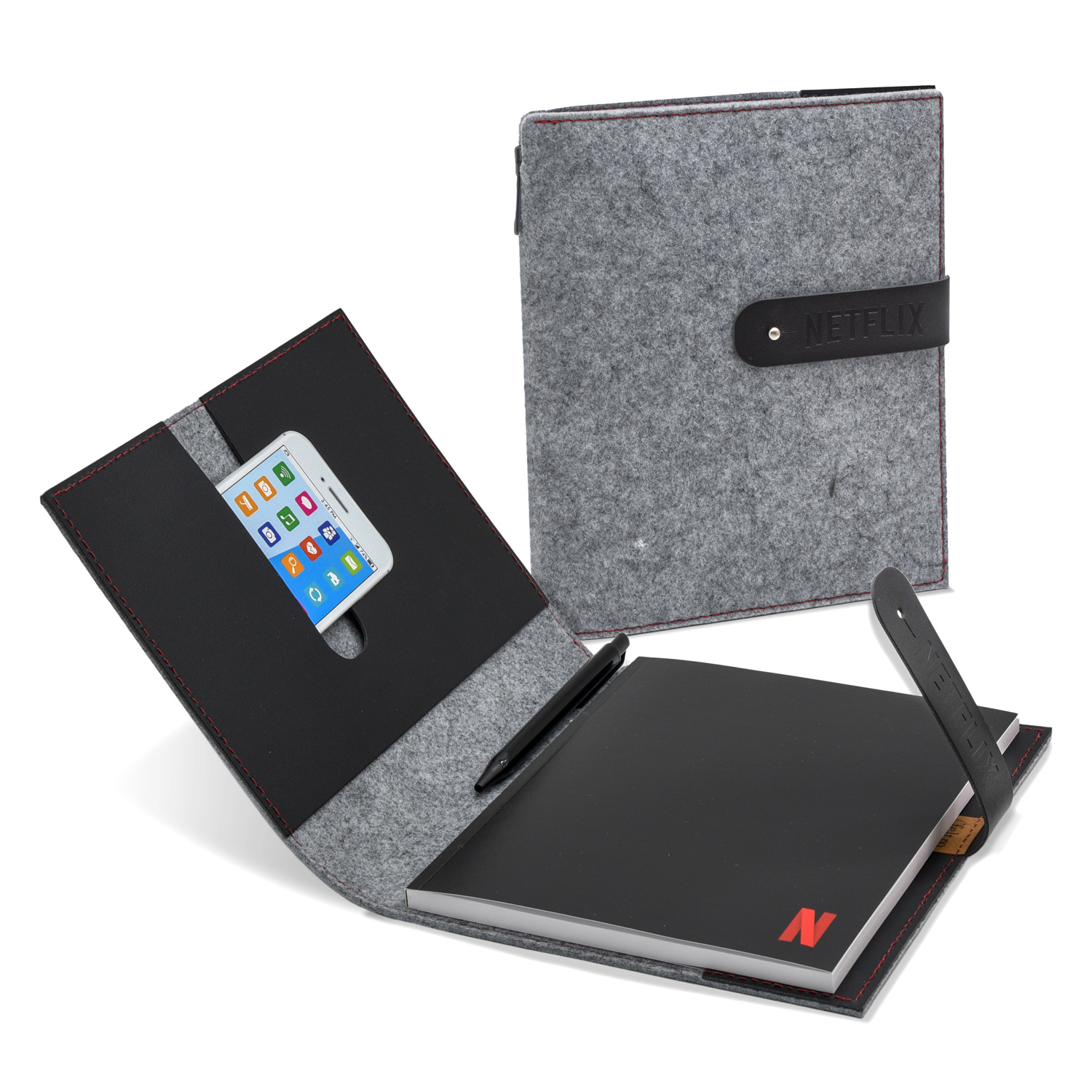 7" x 9" Feltro Collection Refillable Journal Set 1