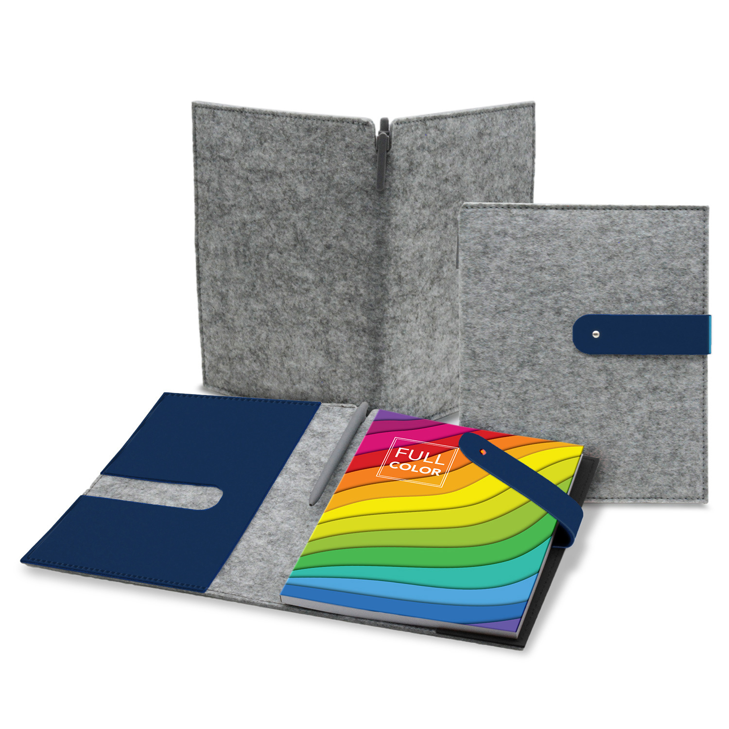 7" x 9" Feltro Collection Refillable Journal Set 1