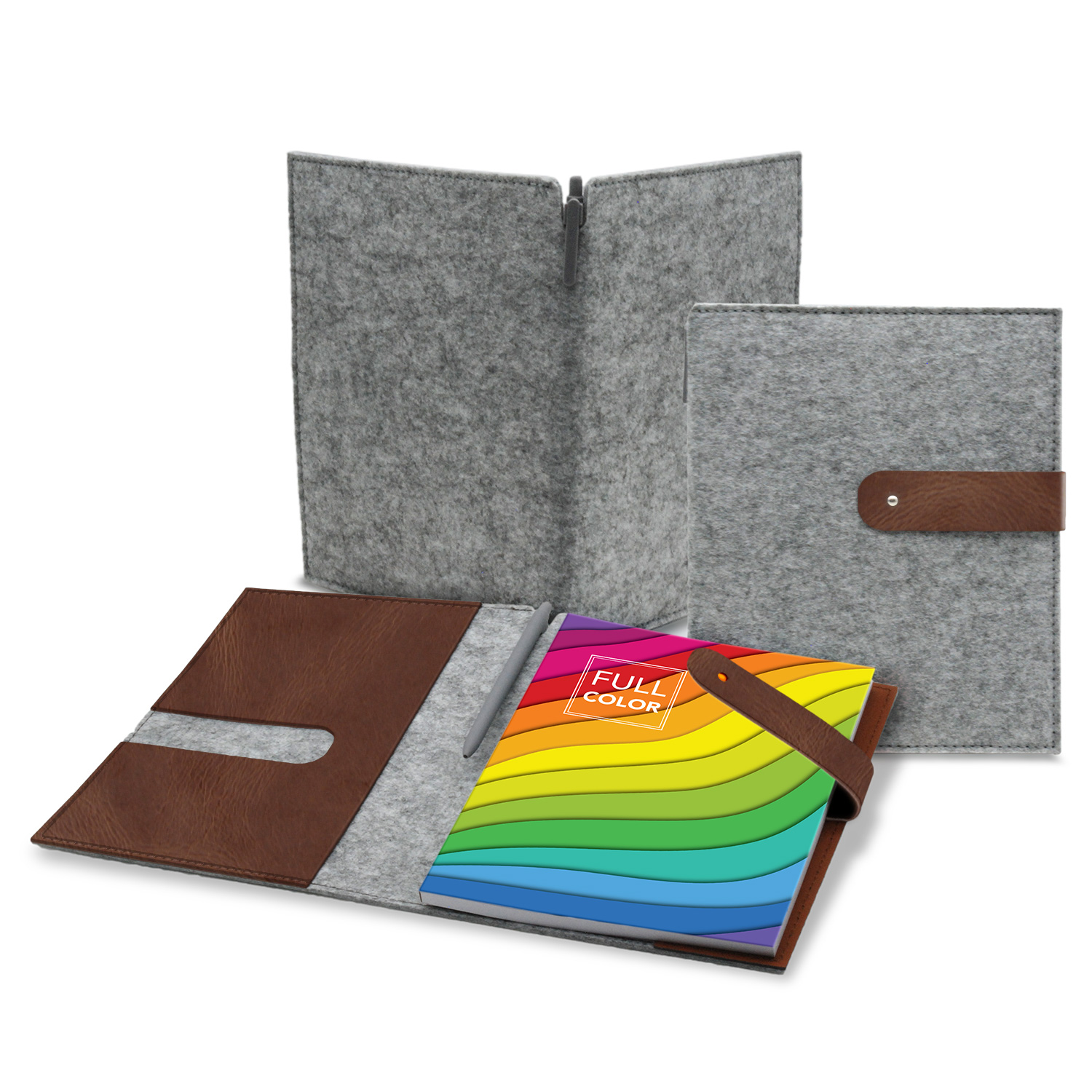 7" x 9" Feltro Collection Refillable Journal Set 1