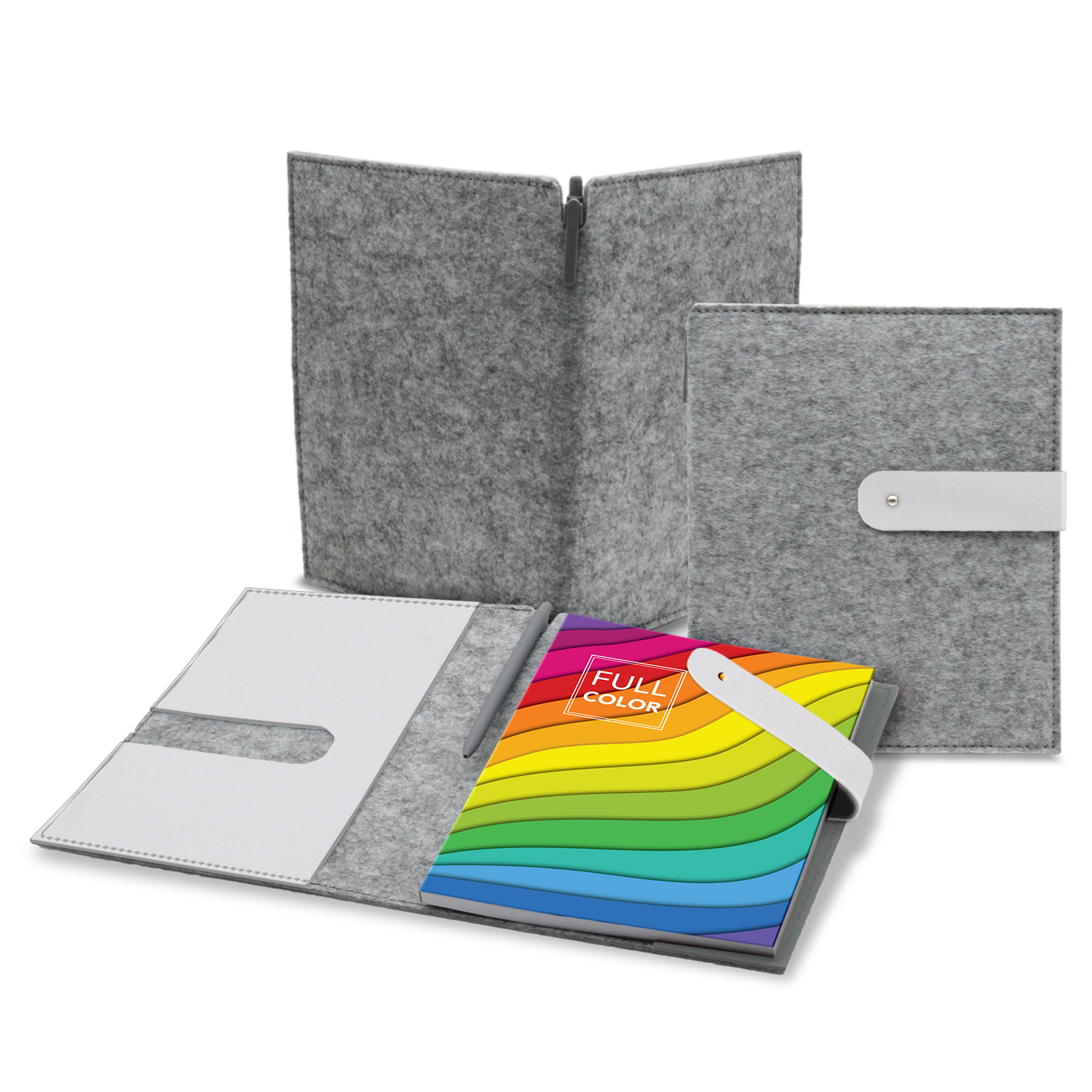 7" x 9" Feltro Collection Refillable Journal Set 1