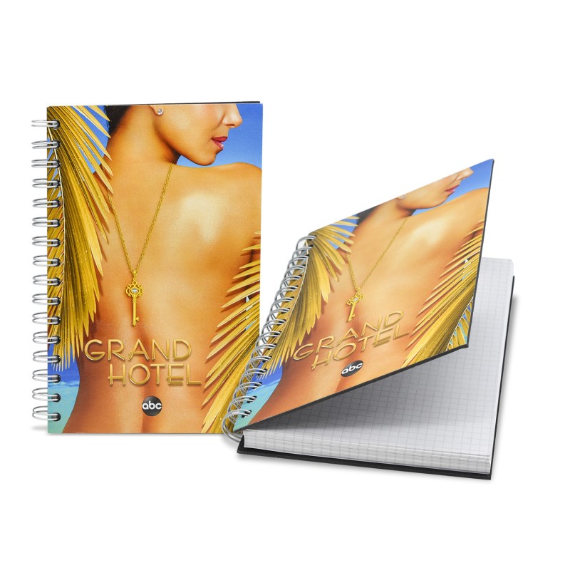 5.25" x 8.25" Full Color Laminated Spiral Journal 1 5.25" x 8.25" Full Color Laminated Spiral Journal 1
