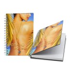 5.25" x 8.25" Full Color Laminated Spiral Journal 1 5.25" x 8.25" Full Color Laminated Spiral Journal 1