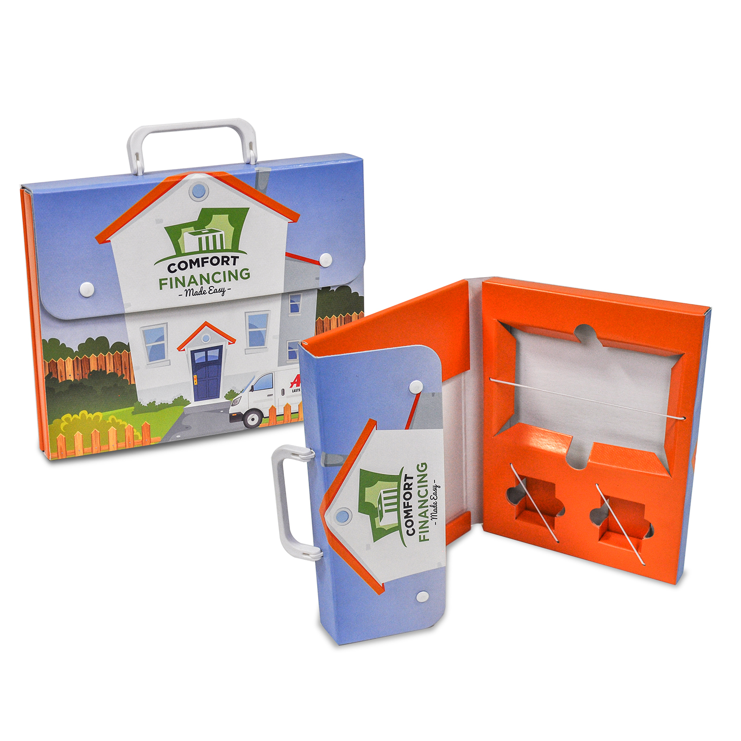 Medium Portfolio Briefcase Style w/ Velcro (12.25"x9.5"x3") 1