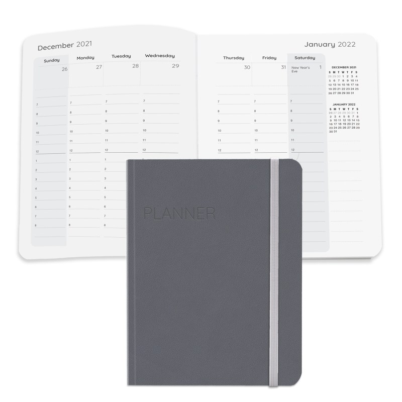 Senzabrite Faux Leather Perfect Bound Weekly Planner Journal Book 2 Senzabrite Faux Leather Perfect Bound Weekly Planner Journal Book 2