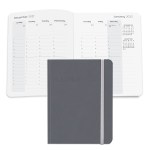 Senzabrite Faux Leather Perfect Bound Weekly Planner Journal Book 2 Senzabrite Faux Leather Perfect Bound Weekly Planner Journal Book 2