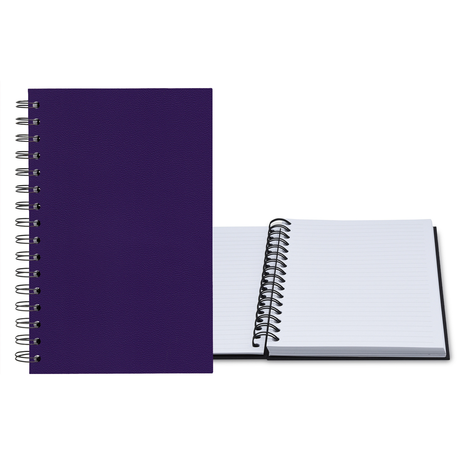 5.25" x 8.25" Senzabrite Medium Spiral Journal 1