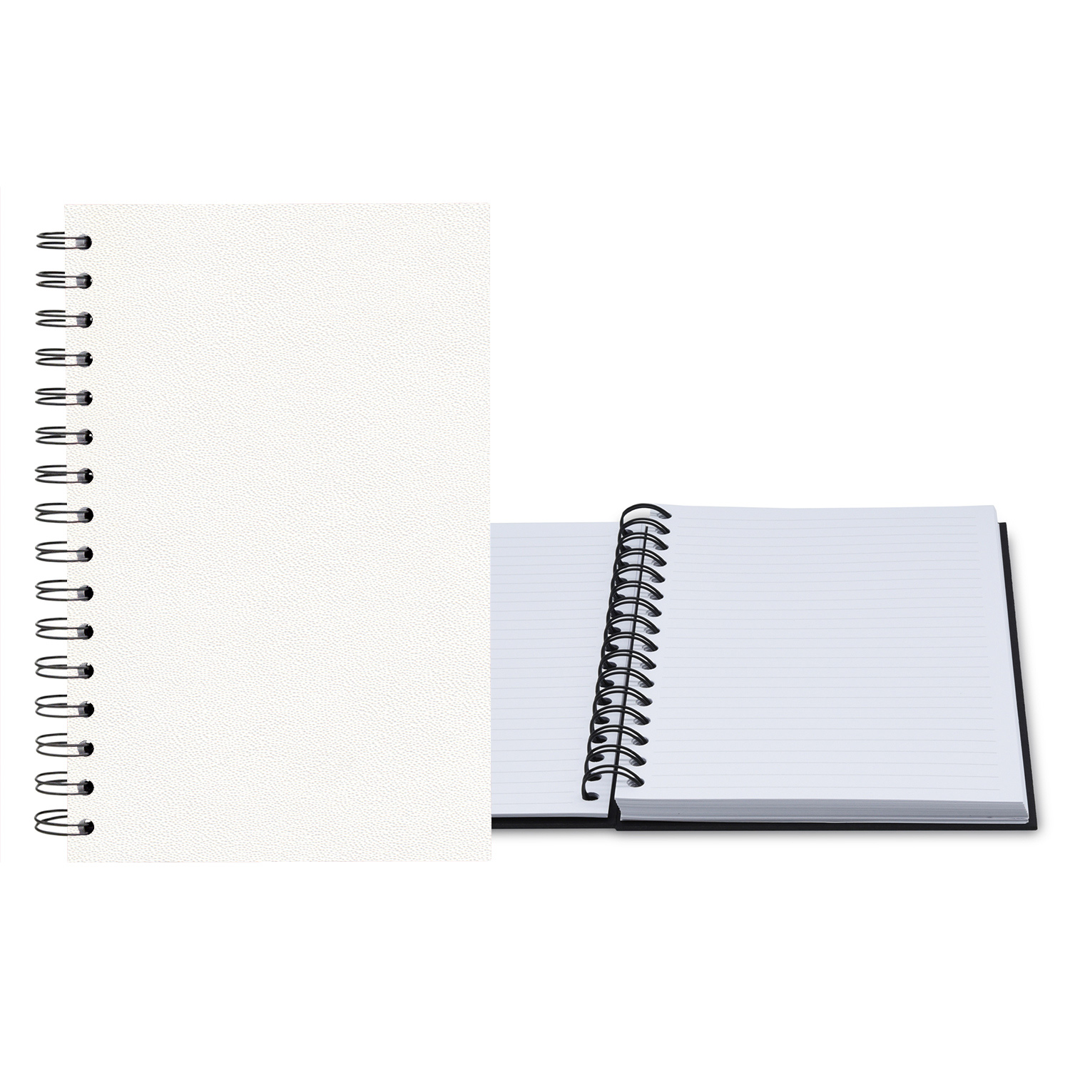 5.25" x 8.25" Senzabrite Medium Spiral Journal 1