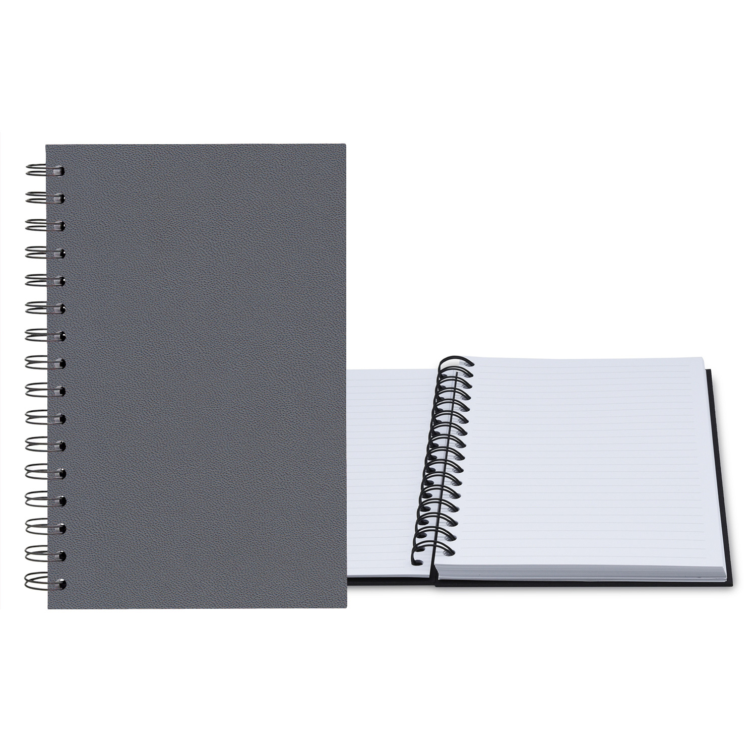 5.25" x 8.25" Senzabrite Medium Spiral Journal 1
