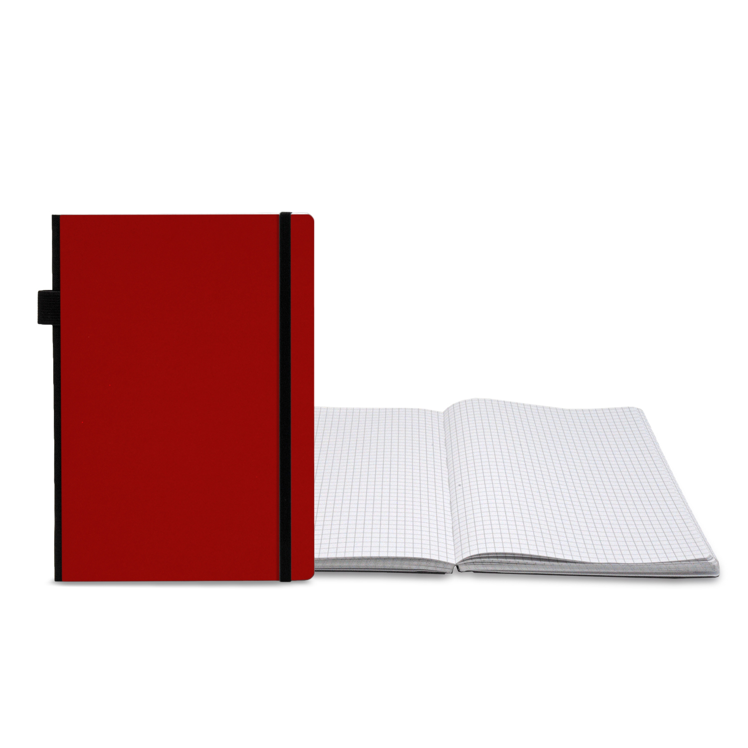 Contempo Bookbound Leather Cover Journal with Matching Color Flat Elastic Closure 1