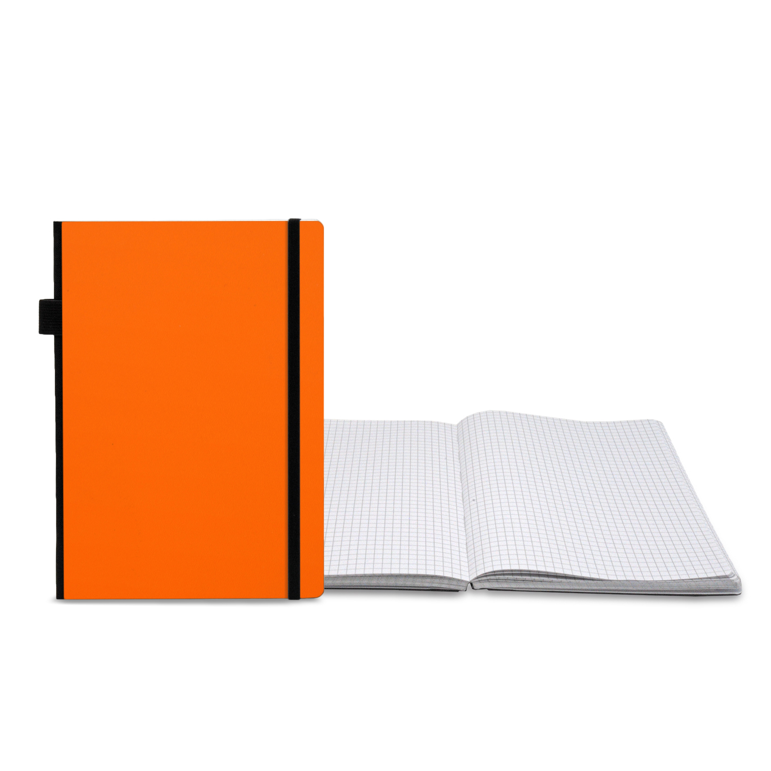 Contempo Bookbound Leather Cover Journal with Matching Color Flat Elastic Closure 1