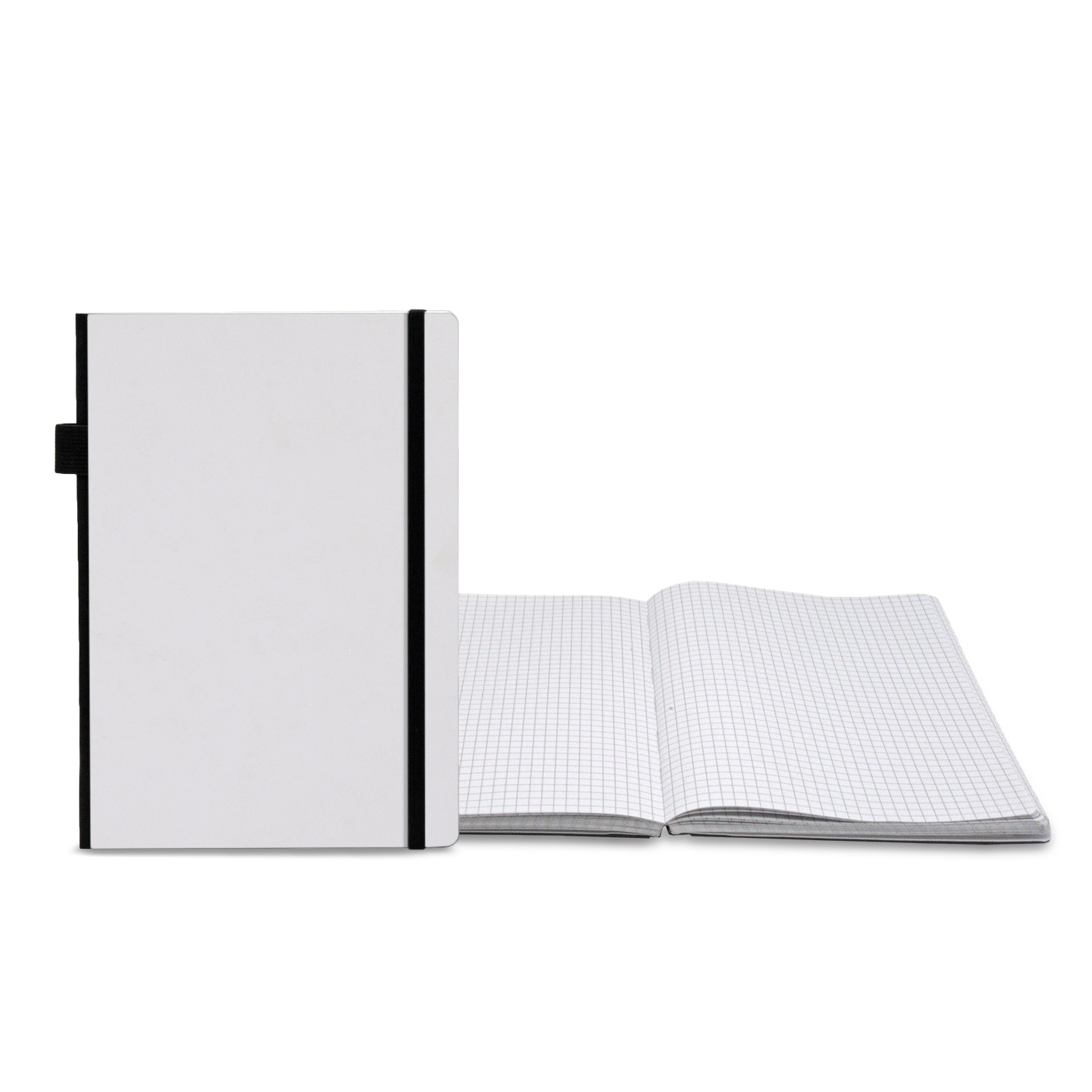 Contempo Bookbound Leather Cover Journal with Matching Color Flat Elastic Closure 1