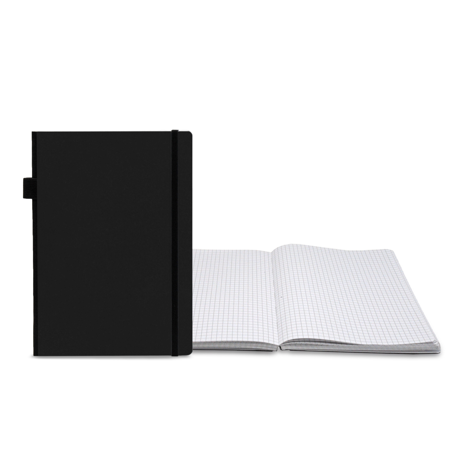 Contempo Bookbound Leather Cover Journal with Matching Color Flat Elastic Closure 1