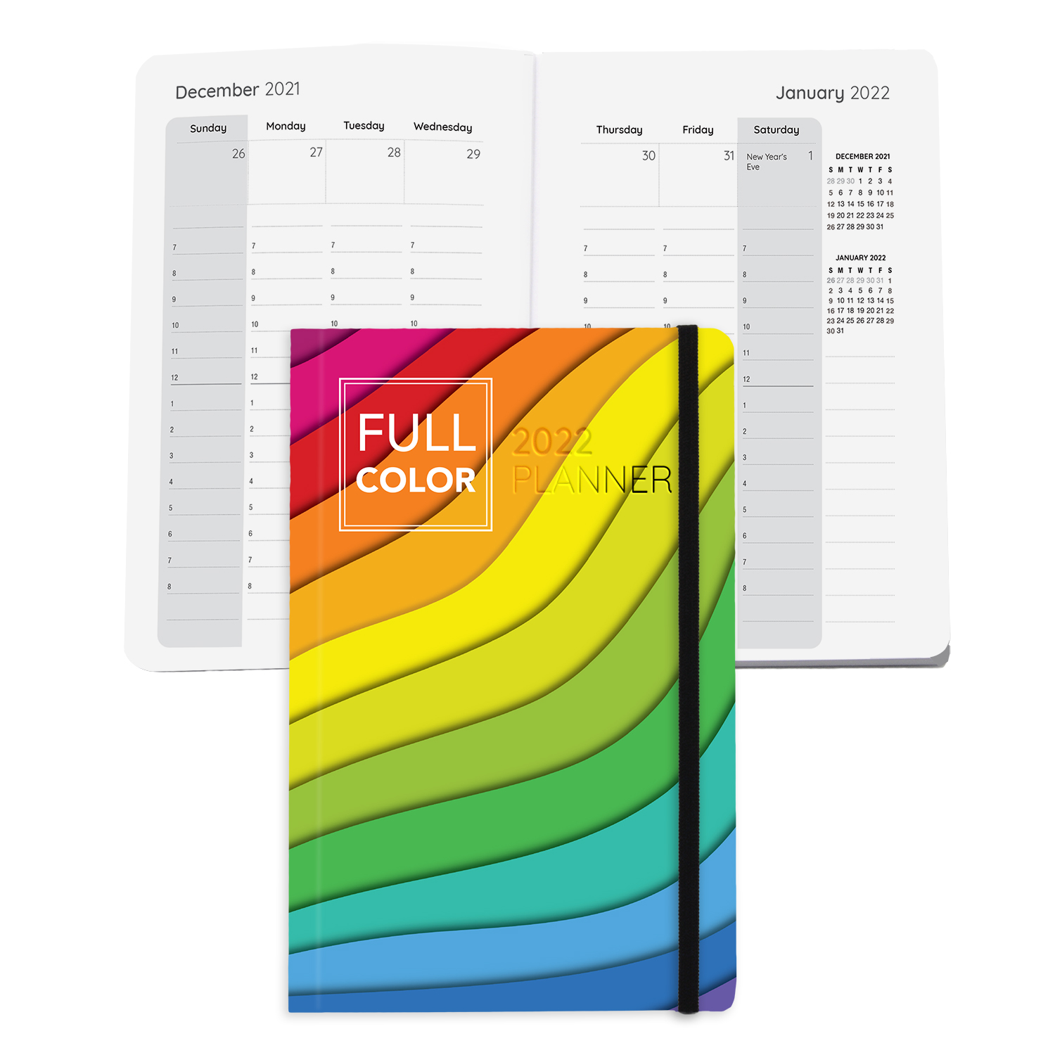 Boardroom Faux Leather Perfect Bound Weekly Planner Journal Book 1