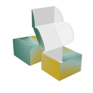 E-flute Full Color Custom Mailer Boxes - 6" x 6" x 4" 1 E-flute Full Color Custom Mailer Boxes - 6" x 6" x 4" 1