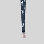 1" Navy Blue custom lanyard printed with company logo with Bottle Opener attachment 1" 2 1" Navy Blue custom lanyard printed with company logo with Bottle Opener attachment 1" 2