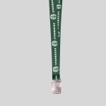 1" Dark Green custom lanyard printed with company logo with Bottle Opener attachment 1" 2 1" Dark Green custom lanyard printed with company logo with Bottle Opener attachment 1" 2