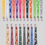 1" Yellow custom lanyard printed with company logo with Bottle Opener attachment 1" 3 1" Yellow custom lanyard printed with company logo with Bottle Opener attachment 1" 3