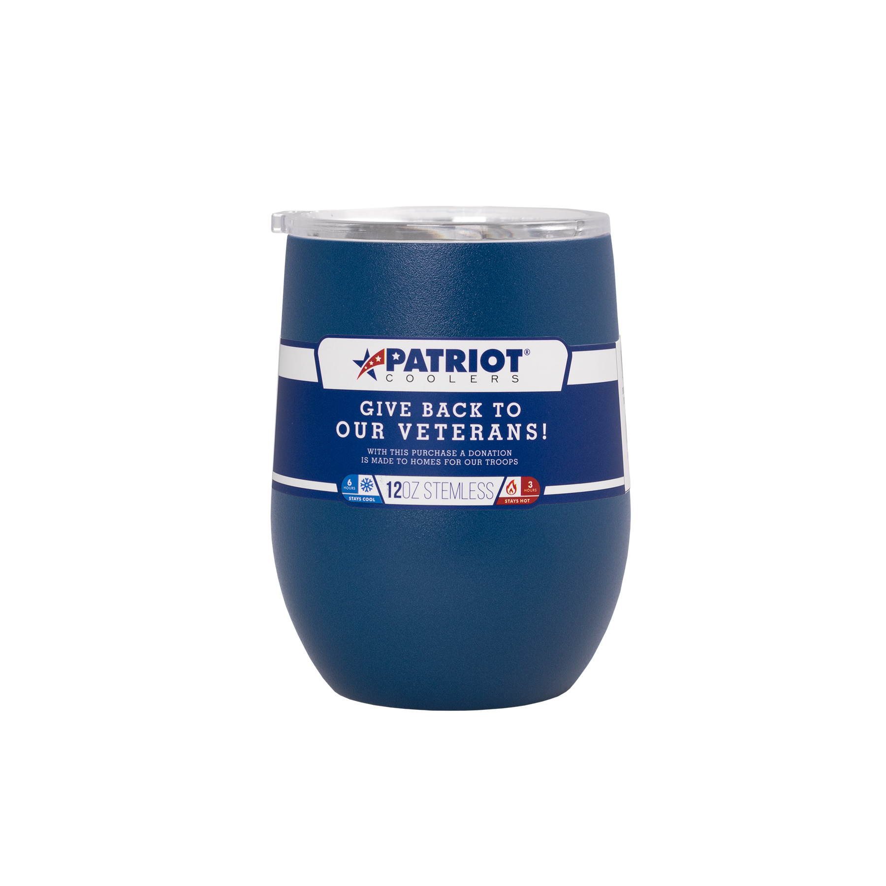 Patriot 12oz Stemless Tumbler - Black 1