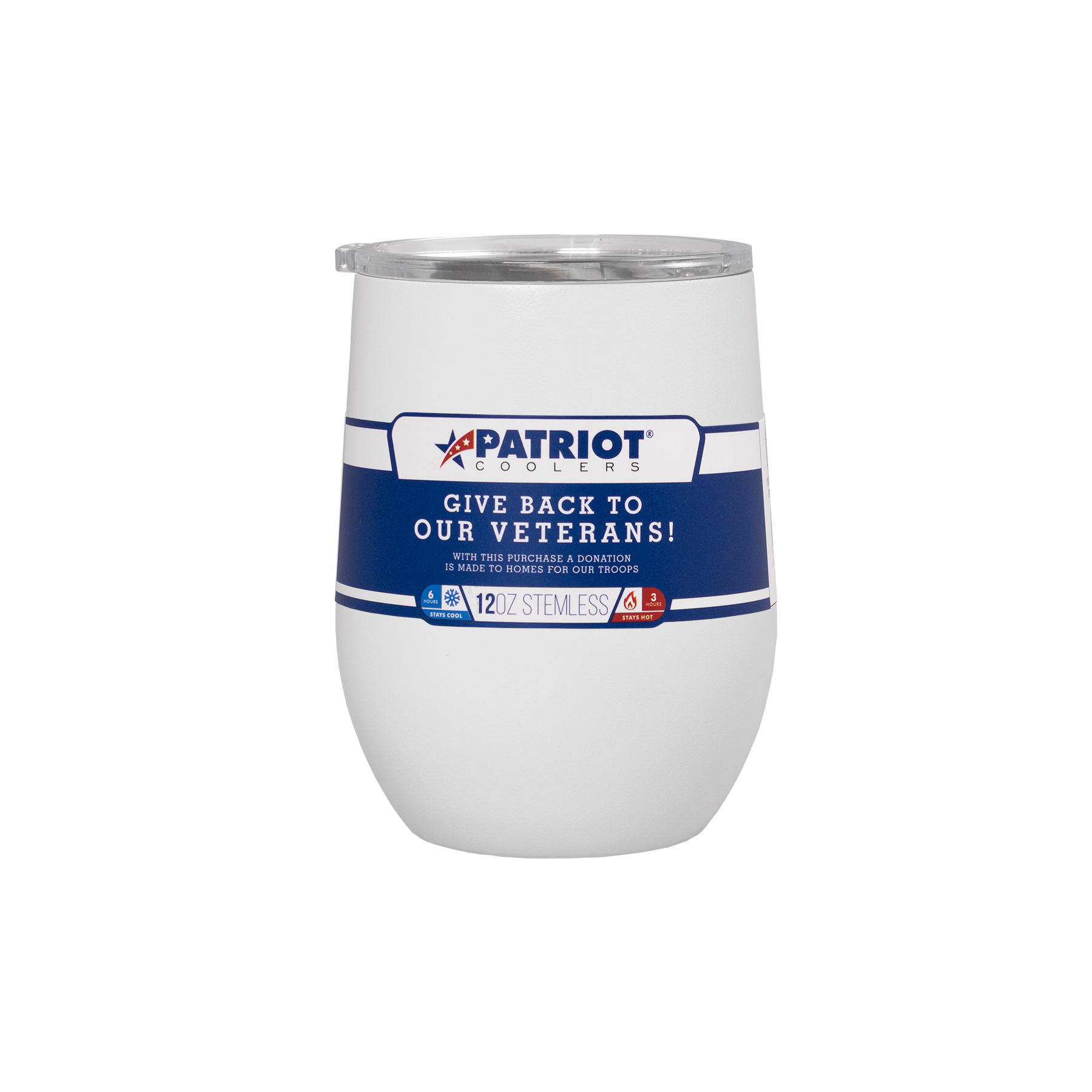 Patriot 12oz Stemless Tumbler - Black 1