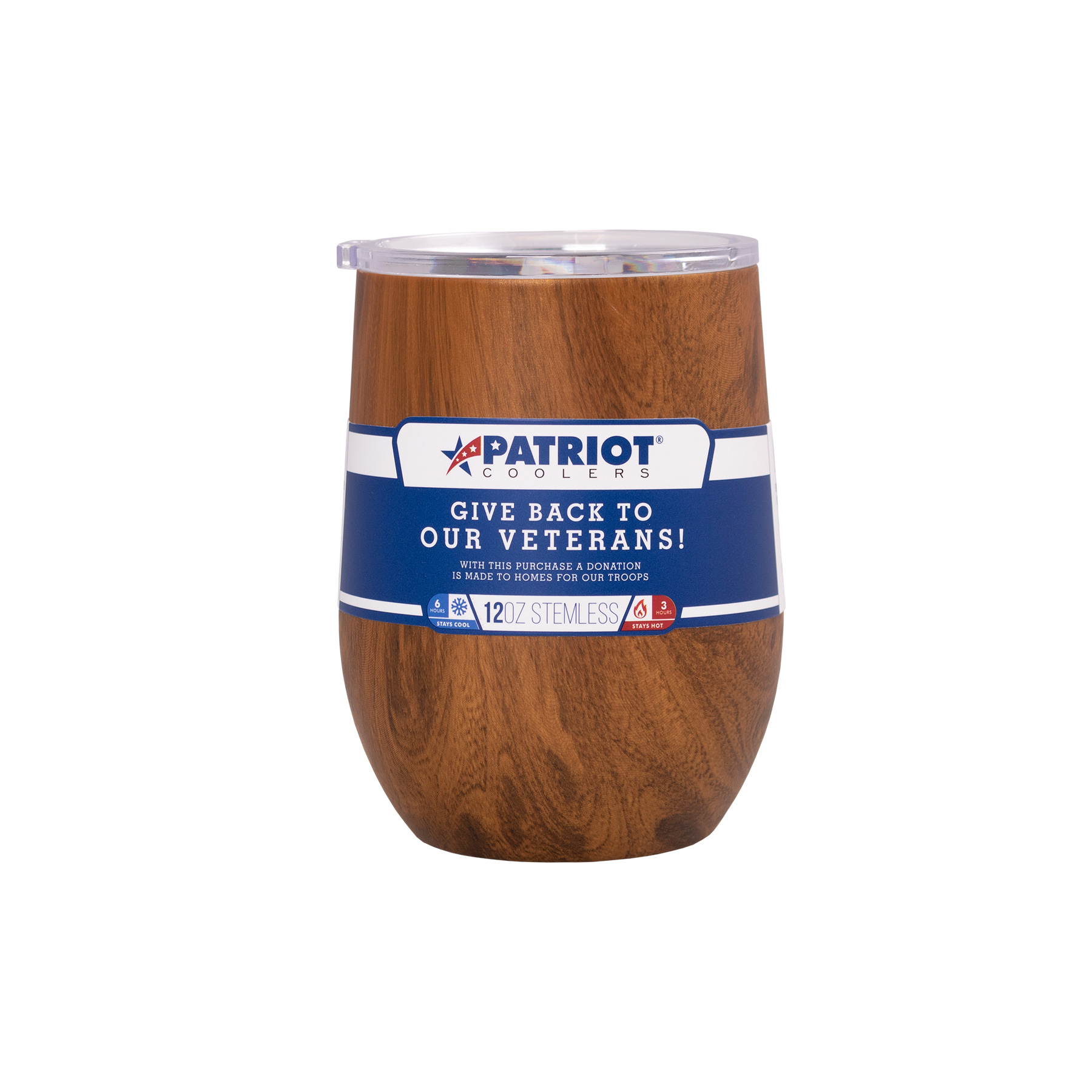 Patriot 12oz Stemless Tumbler - Black 1