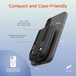 Hypergear 5,000mAh Mag Grip Go Wireless Power Bank with Built-In Cables - Black Hypergear 5,000mAh Mag Grip Go Wireless Power Bank with Built-In Cables - Black