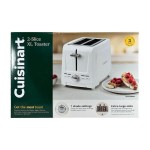 Cuisinart 2-Slice XL Slot Toaster - White Cuisinart 2-Slice XL Slot Toaster - White