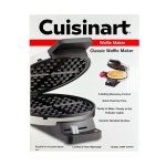 Cuisinart Round Classic Waffle Maker - Black Cuisinart Round Classic Waffle Maker - Black