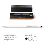 Cross Classic Century® Lustrous Chrome Ballpoint Pen - Chrome Cross Classic Century® Lustrous Chrome Ballpoint Pen - Chrome