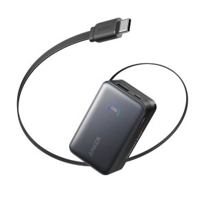 Anker Nano Power Bank (10K, 45W, Built-In Retractable USB-C Cable) 1 Anker Nano Power Bank (10K, 45W, Built-In Retractable USB-C Cable) 1