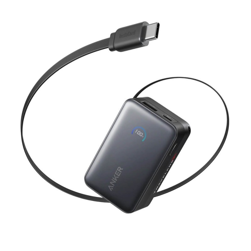 Anker Nano Power Bank (10K, 45W, Built-In Retractable USB-C Cable) 1 Anker Nano Power Bank (10K, 45W, Built-In Retractable USB-C Cable) 1