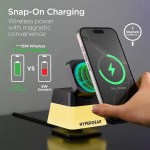 Hypergear PowerFold Cube 3-in-1 Wireless Charging Stand with 15W Magnetic Wireless Fast Charge - Black Hypergear PowerFold Cube 3-in-1 Wireless Charging Stand with 15W Magnetic Wireless Fast Charge - Black
