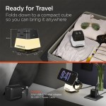 Hypergear PowerFold Cube 3-in-1 Wireless Charging Stand with 15W Magnetic Wireless Fast Charge - Black Hypergear PowerFold Cube 3-in-1 Wireless Charging Stand with 15W Magnetic Wireless Fast Charge - Black