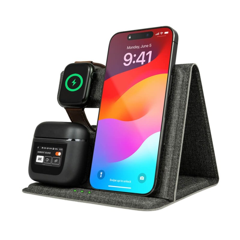 Tangelo ChargePro 3" 1 Foldable Wireless Charger 1 Tangelo ChargePro 3" 1 Foldable Wireless Charger 1