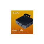 ZAGG 4-Port Hub - Black ZAGG 4-Port Hub - Black