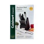 Cuisinart Stainless Steel Hollow Handle 15 Piece Knife Block Set - Stainless Steel Cuisinart Stainless Steel Hollow Handle 15 Piece Knife Block Set - Stainless Steel