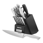 Cuisinart Stainless Steel Hollow Handle 15 Piece Knife Block Set - Stainless Steel Cuisinart Stainless Steel Hollow Handle 15 Piece Knife Block Set - Stainless Steel