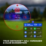 Blue Tees Captain Air Connected GPS Rangefinder - Grey Blue Tees Captain Air Connected GPS Rangefinder - Grey