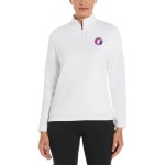 Callaway Diamond Quilted Fleece 1/4-Zip Ladies Pullover 1 Callaway Diamond Quilted Fleece 1/4-Zip Ladies Pullover 1