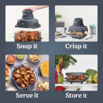 Ninja Crispi® 4-in-1 Portable Glass Air Fryer Cooking System - Grey Ninja Crispi® 4-in-1 Portable Glass Air Fryer Cooking System - Grey